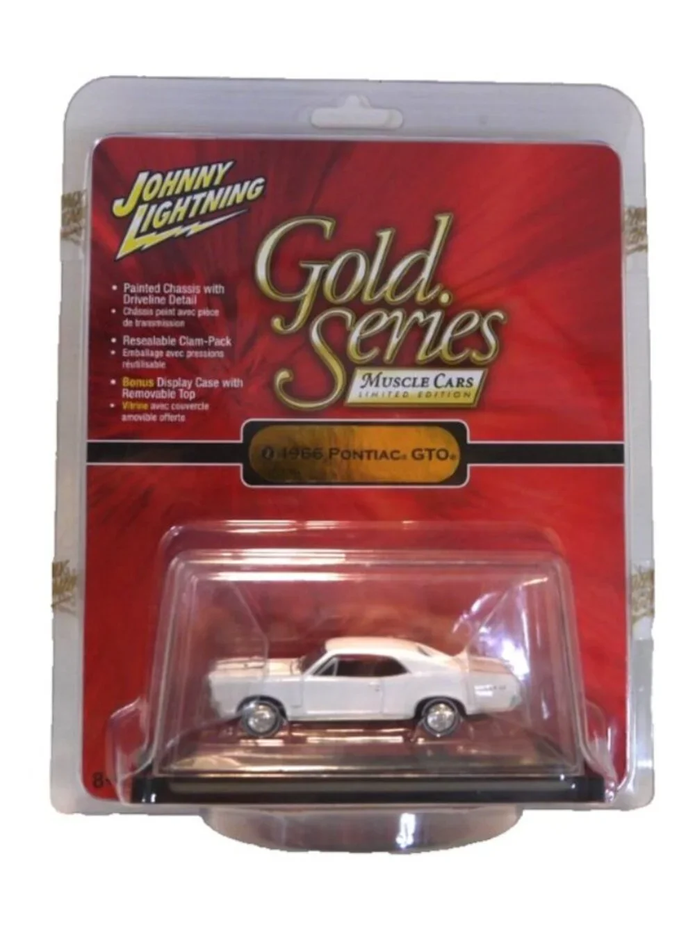 Johnny Lightning Muscle Cars Gold Series 1966 Pontiac GTO 1:64 diecast New 2006